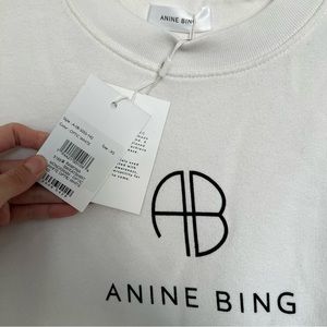 NEW NWT Anine Bing Crewneck Sweatshirt